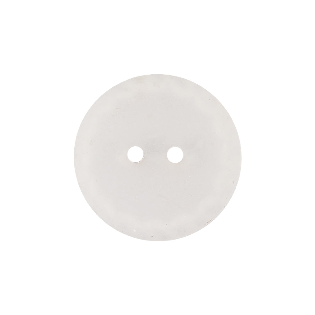Translucent Frosted Glass-like Button with Star White Etched Rim - 36L/23mm