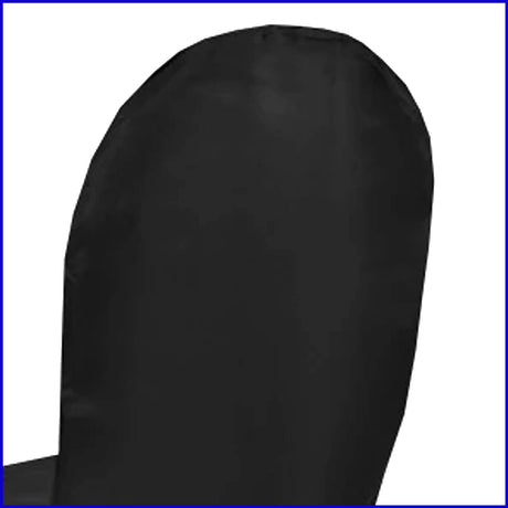 1 Piece Black Lamour Satin Banquet Chair Cover, Elegant Event Chair Slipcover