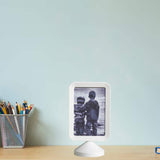 4x6 White Double-Sided Photo Frame – Freestanding Picture & Menu Holder