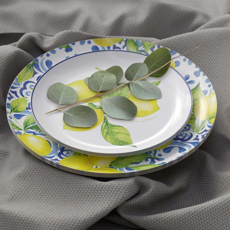 120 Count Earthtrends Tuscan Paper Plates Disposable Dinnerware for Parties 10"