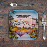8 Count Bob Ross Classic Paper Dessert Plates Inspirational Party Supplies 7 Inch