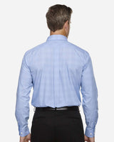 Devon & Jones® Mens Glen Plaid Dress Shirt Cotton Polyester Fit
