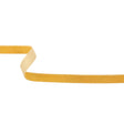 Yellow Single Face Velvet Ribbon - 0.625"
