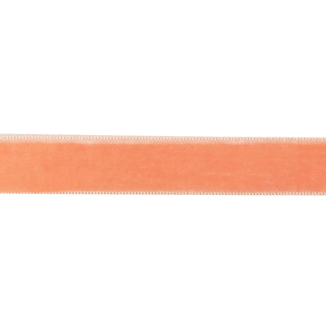 Coral Reef Single Face Velvet Ribbon - 0.625"