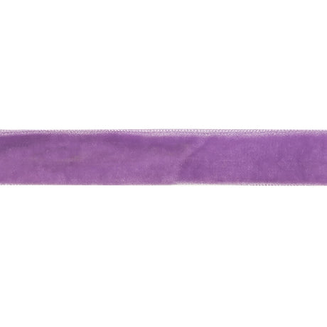 Crocus Single Face Velvet Ribbon - 0.625"