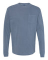 Comfort Colors Unisex Garment-Dyed Heavyweight Long Sleeve Pocket T-Shirt