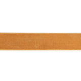 Toffee Single Face Velvet Ribbon - 0.75"