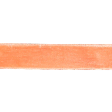 Coral Sands Single Face Velvet Ribbon - 0.75"