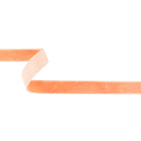 Coral Sands Single Face Velvet Ribbon - 0.75"
