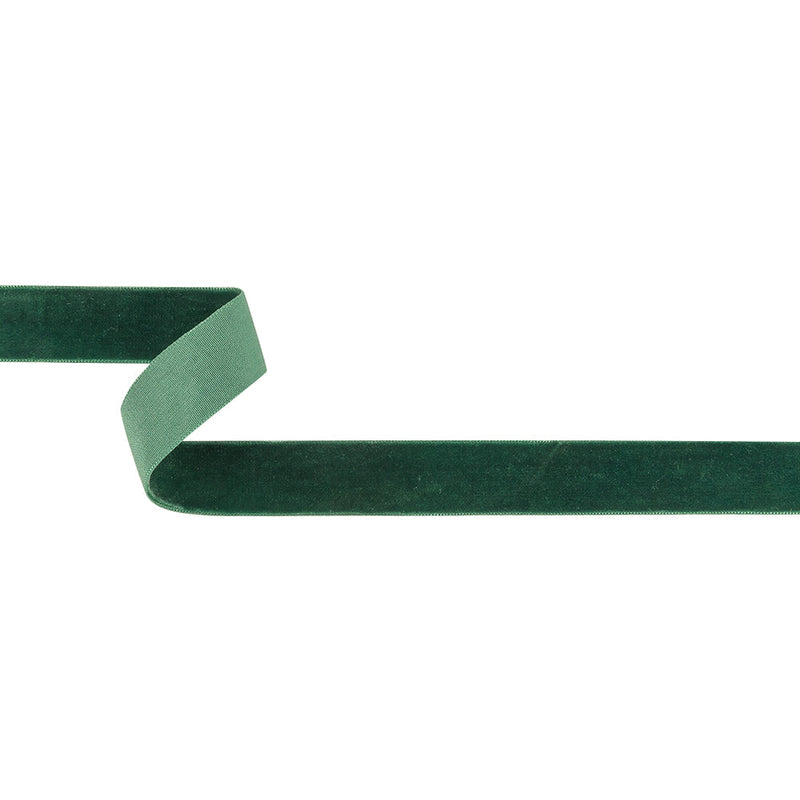 Sycamore Single Face Velvet Ribbon - 0.75"