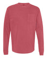 Comfort Colors Unisex Garment-Dyed Heavyweight Long Sleeve Pocket T-Shirt