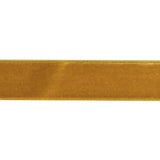 Gold Single Face Velvet Ribbon - 0.875"