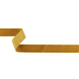 Gold Single Face Velvet Ribbon - 0.875"