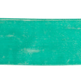 Bright Turquoise Single Face Velvet Ribbon - 2"