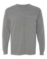 Comfort Colors Unisex Garment-Dyed Heavyweight Long Sleeve Pocket T-Shirt