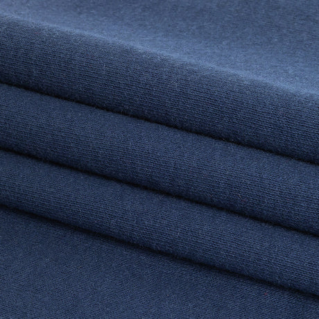 Cotton Tubular 1x1 Rib Knit - Sargasso Sea Blue