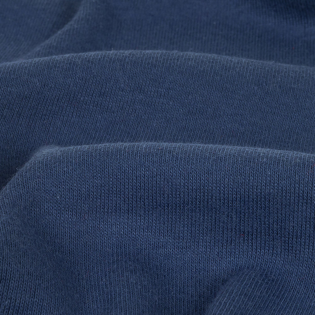 Cotton Tubular 1x1 Rib Knit - Sargasso Sea Blue