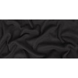 Cotton Tubular 1x1 Rib Knit - Black