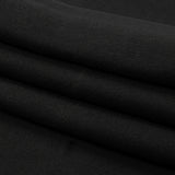 Faded Black Cotton Tubular 1x1 Rib Knit
