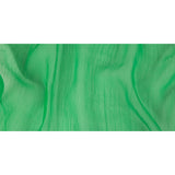 Oscar de la Renta Kelly Green Crinkled Silk Organza