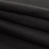 Black Tubular Cotton Jersey