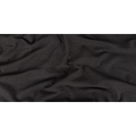 Black Tubular Cotton Jersey