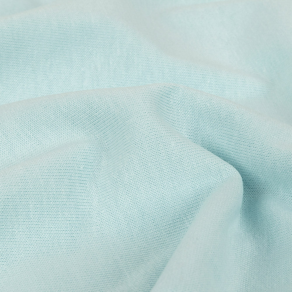 Pastel Blue Tubular Cotton Jersey