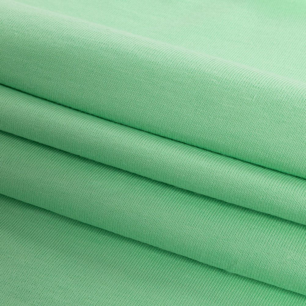Neon Mint Tubular Cotton Jersey
