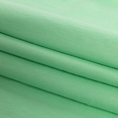 Neon Mint Tubular Cotton Jersey