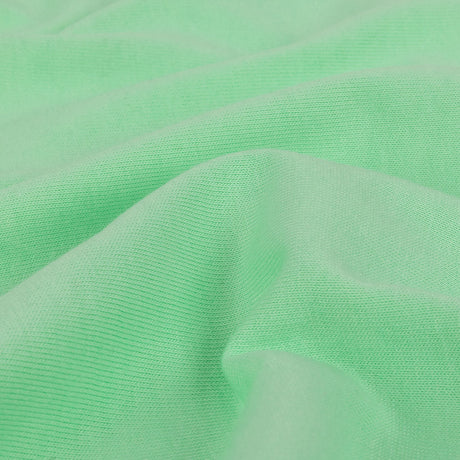 Neon Mint Tubular Cotton Jersey