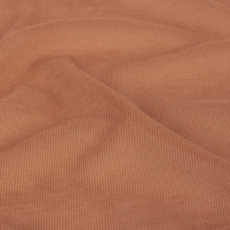 Italian Sandstone Lightweight Cotton Rib Knit
