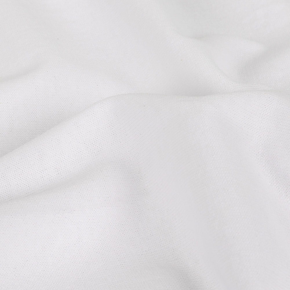 White Tubular Cotton Jersey