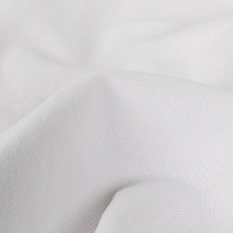 White Cotton Tubular Jersey