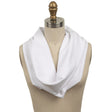 White Cotton Tubular Jersey