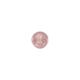Pearlized Pink Shiny Dome Shaped Shank Back Button - 12L/7.5mm