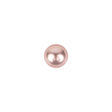 Pearlized Pink Shiny Dome Shaped Shank Back Button - 12L/7.5mm