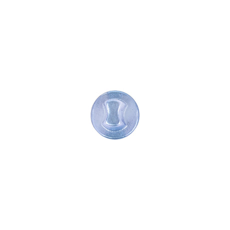 Pearlized Periwinkle Shiny Dome Shaped Shank Back Button - 12L/7.5mm