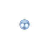 Pearlized Periwinkle Shiny Dome Shaped Shank Back Button - 12L/7.5mm