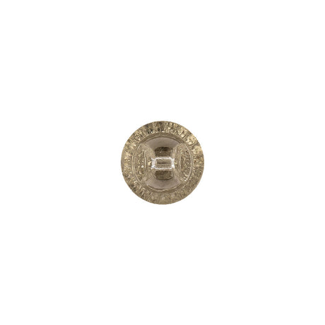 Translucent Citrine Abstract Radiating Shank Back Glass Button - 16L/10mm