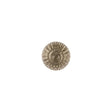Translucent Citrine Abstract Radiating Shank Back Glass Button - 16L/10mm