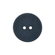 Dark Teal Blue Matte Low Convex 2-Hole Plastic Button - 36L/23mm