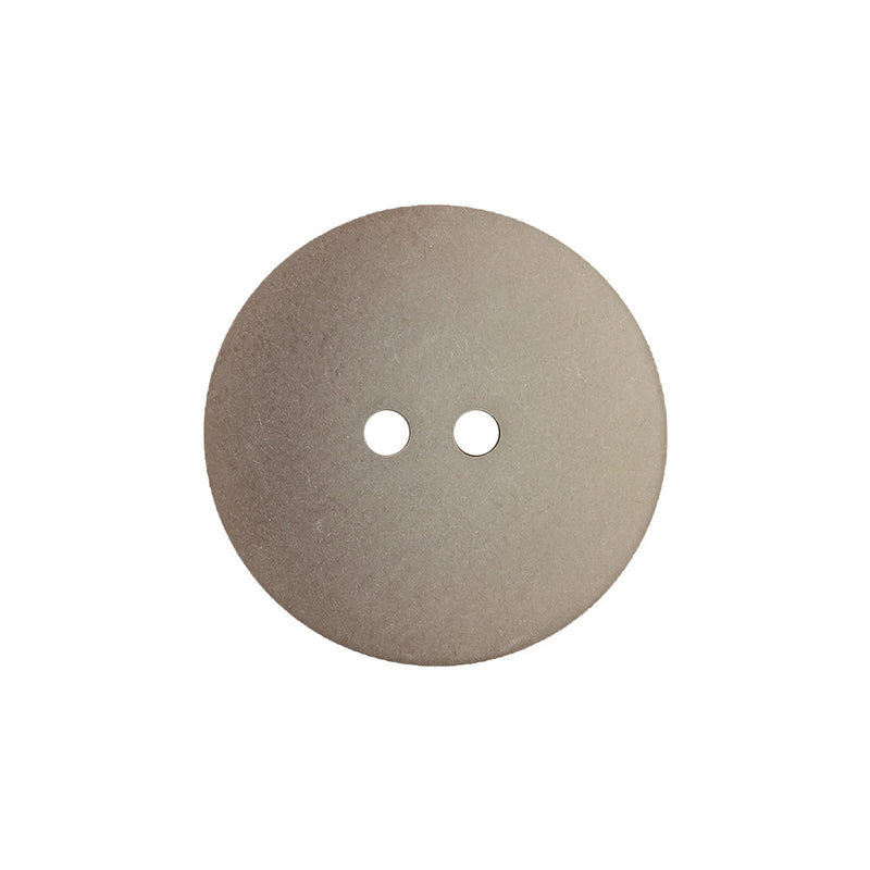 Opal Gray Matte Low Convex 2-Hole Plastic Button - 36L/23mm