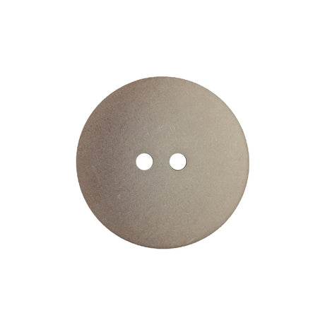 Opal Gray Matte Low Convex 2-Hole Plastic Button - 36L/23mm
