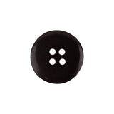 Famous NYC Designer Brown Shallow Plate 4-Hole Blazer Button - 32L/20mm