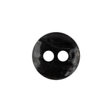 Italian Thunder Storm Gray Tiny Mound 2-Hole Plastic Blazer Button - 28L/18mm
