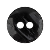 Italian Thunder Storm Gray Tiny Mound 2-Hole Plastic Blazer Button - 44L/28mm