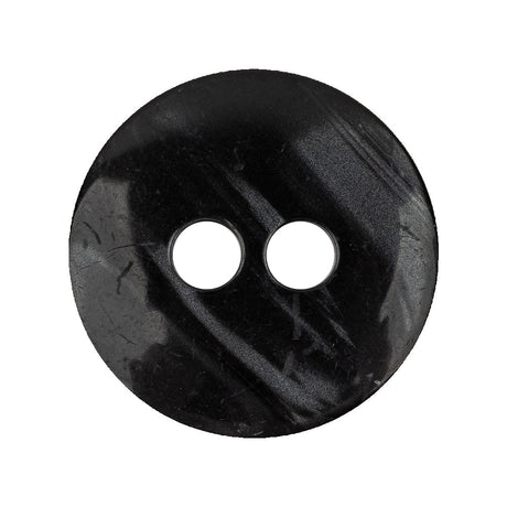 Italian Thunder Storm Gray Tiny Mound 2-Hole Plastic Blazer Button - 44L/28mm