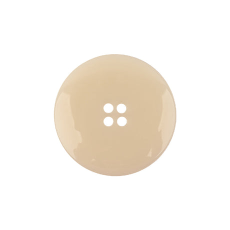 Italian Translucent Antique White Semi-Iridescent 4-Hole Plastic Blazer Button - 36L/23mm