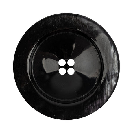 Italian Thunder Storm Semi-Iridescent 4-Hole Plastic Blazer Button - 54L/34mm