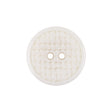 Italian White Abstract Textured Plastic Jacket Button - 36L/23mm